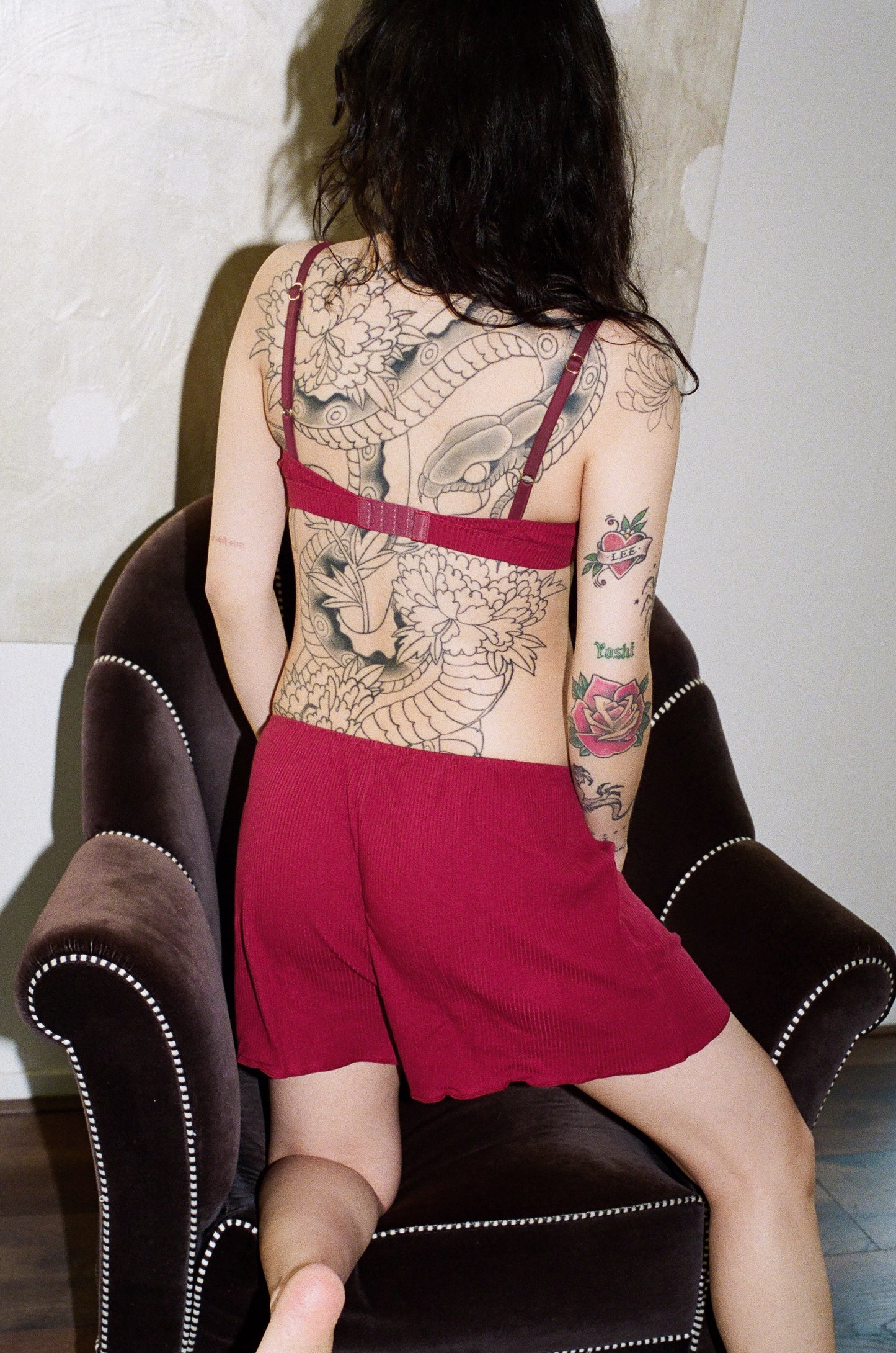 Jane Maternity Crop - Ruby