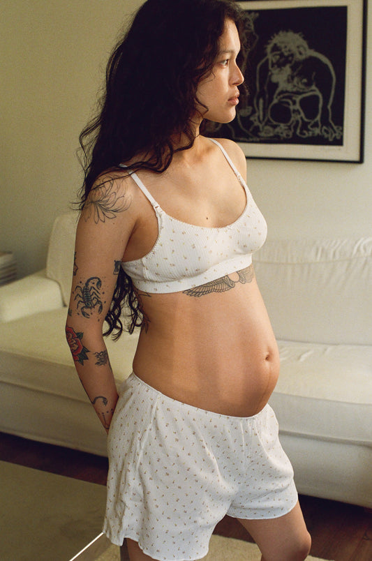 Jane Maternity Crop - Garden