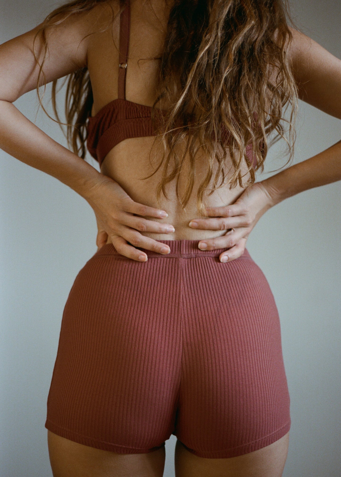 Jane Maternity Crop - Clay