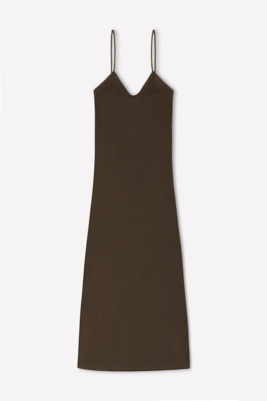 Rafi Midi Dress - Chocolate