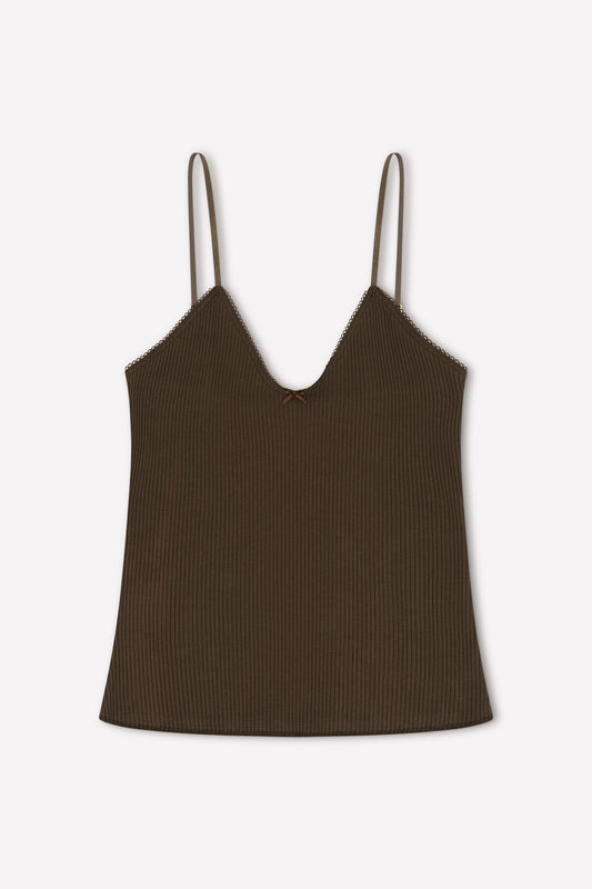 Margot Tank - Chocolate