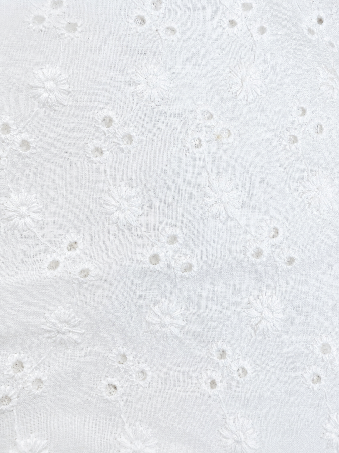 Pearl Frill Top - White