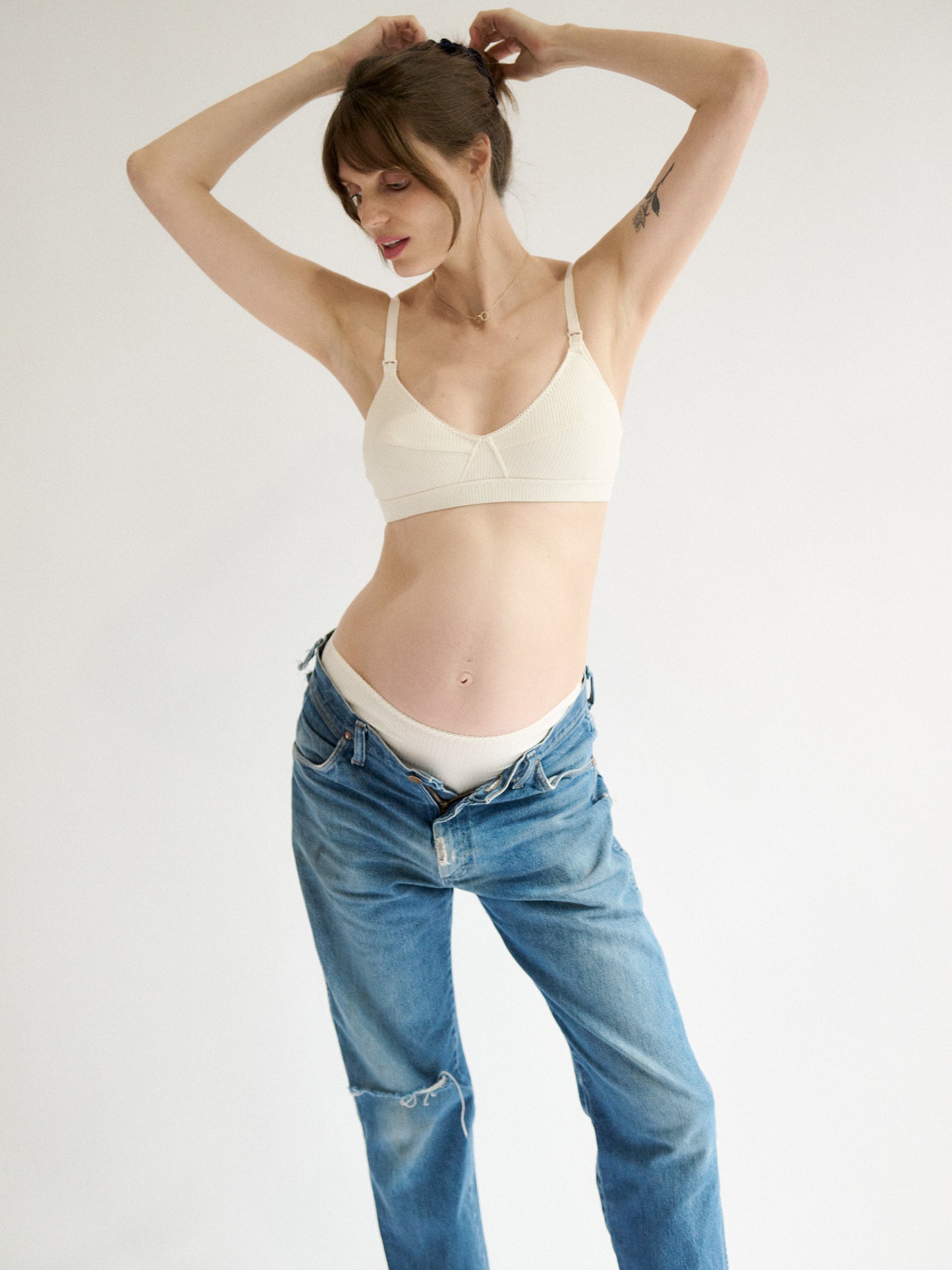 Paloma Maternity Bra - Pumice