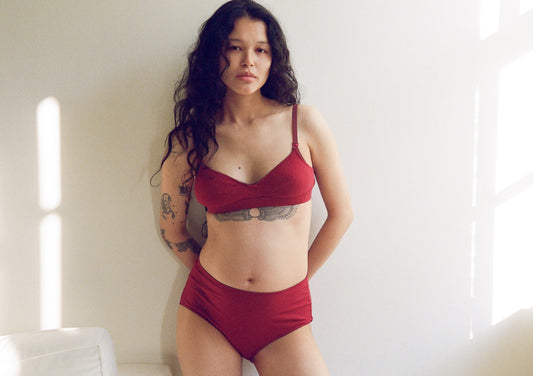 Paloma Maternity Bra - Ruby