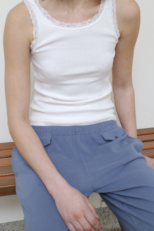 Betty Singlet - White