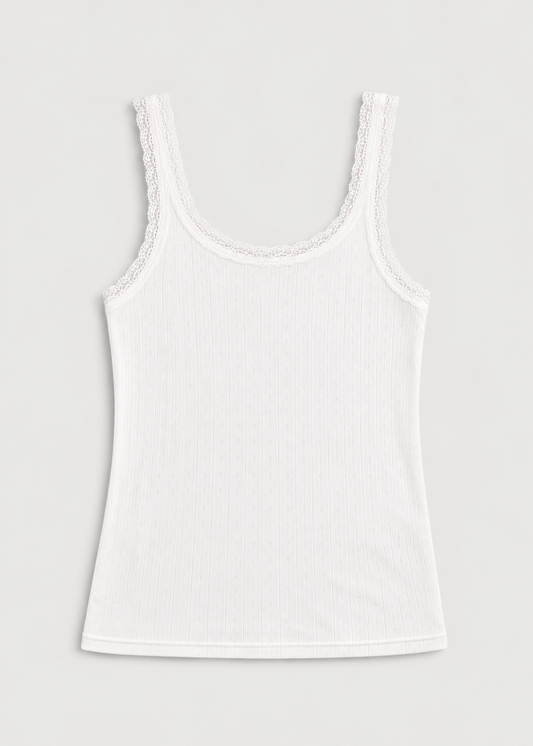 Betty Singlet - White