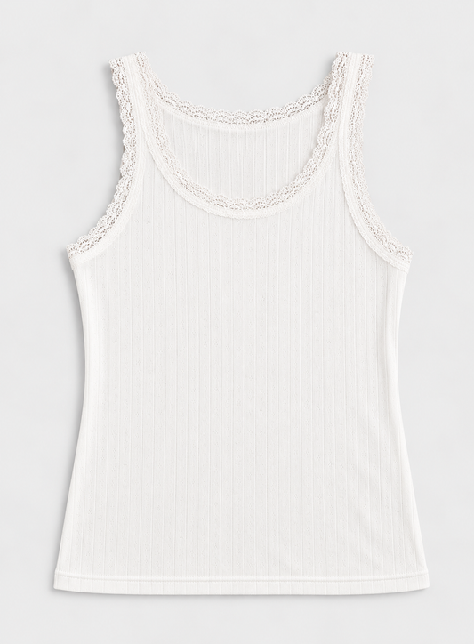 Betty Singlet - White
