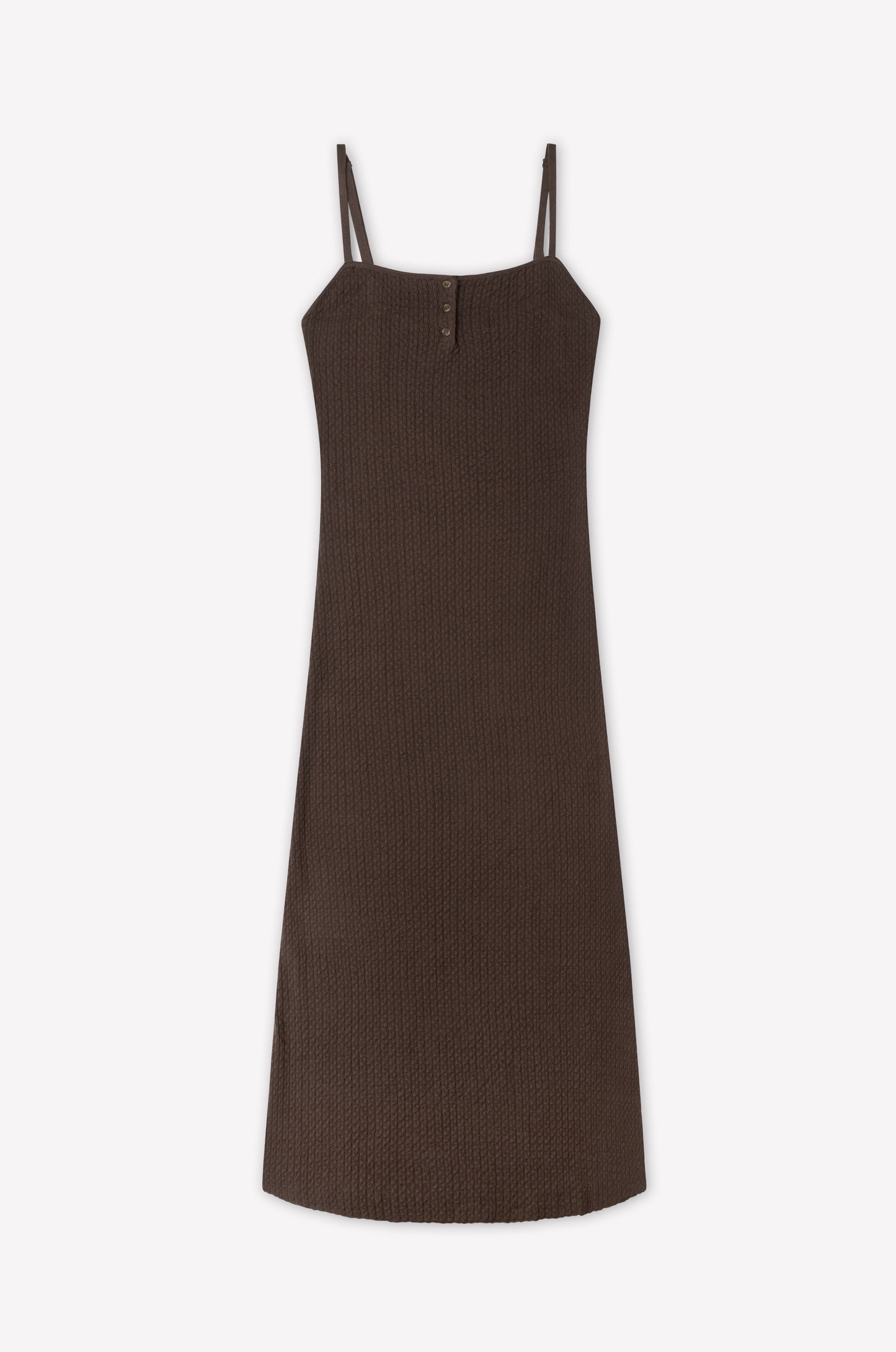 Dalia Midi Dress - Brown