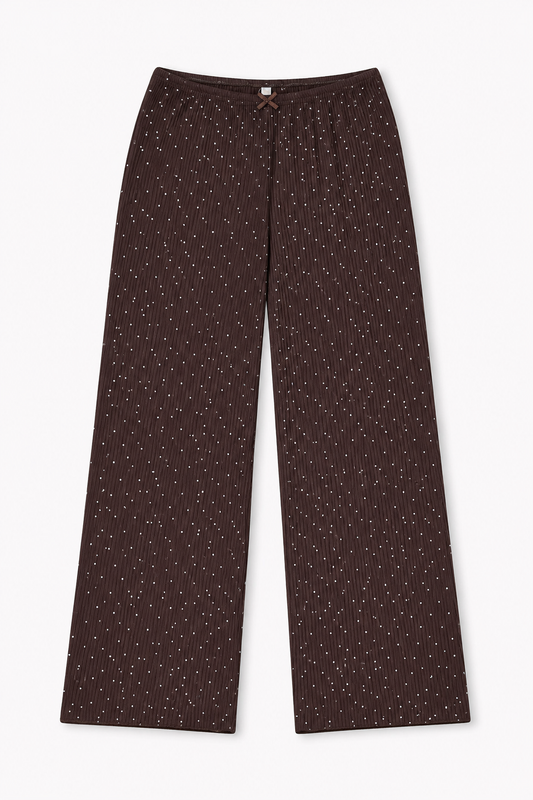 Maya Pant - Mint Polka