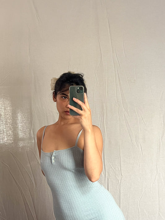 Dalia Midi Dress - Blue