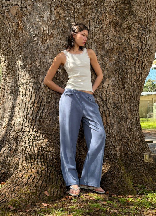 Vera Track Pant - Sea Blue