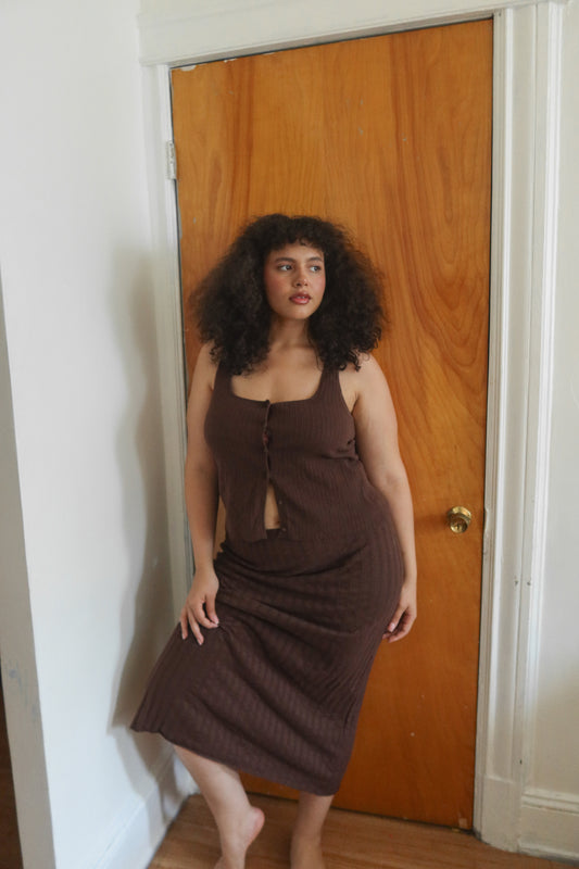 Lucie Skirt - Brown
