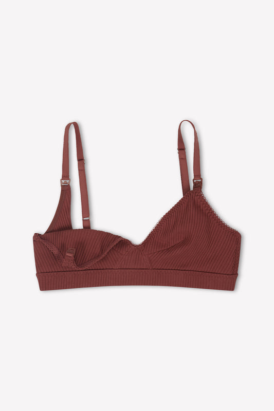 Paloma Maternity Bra  - Clay