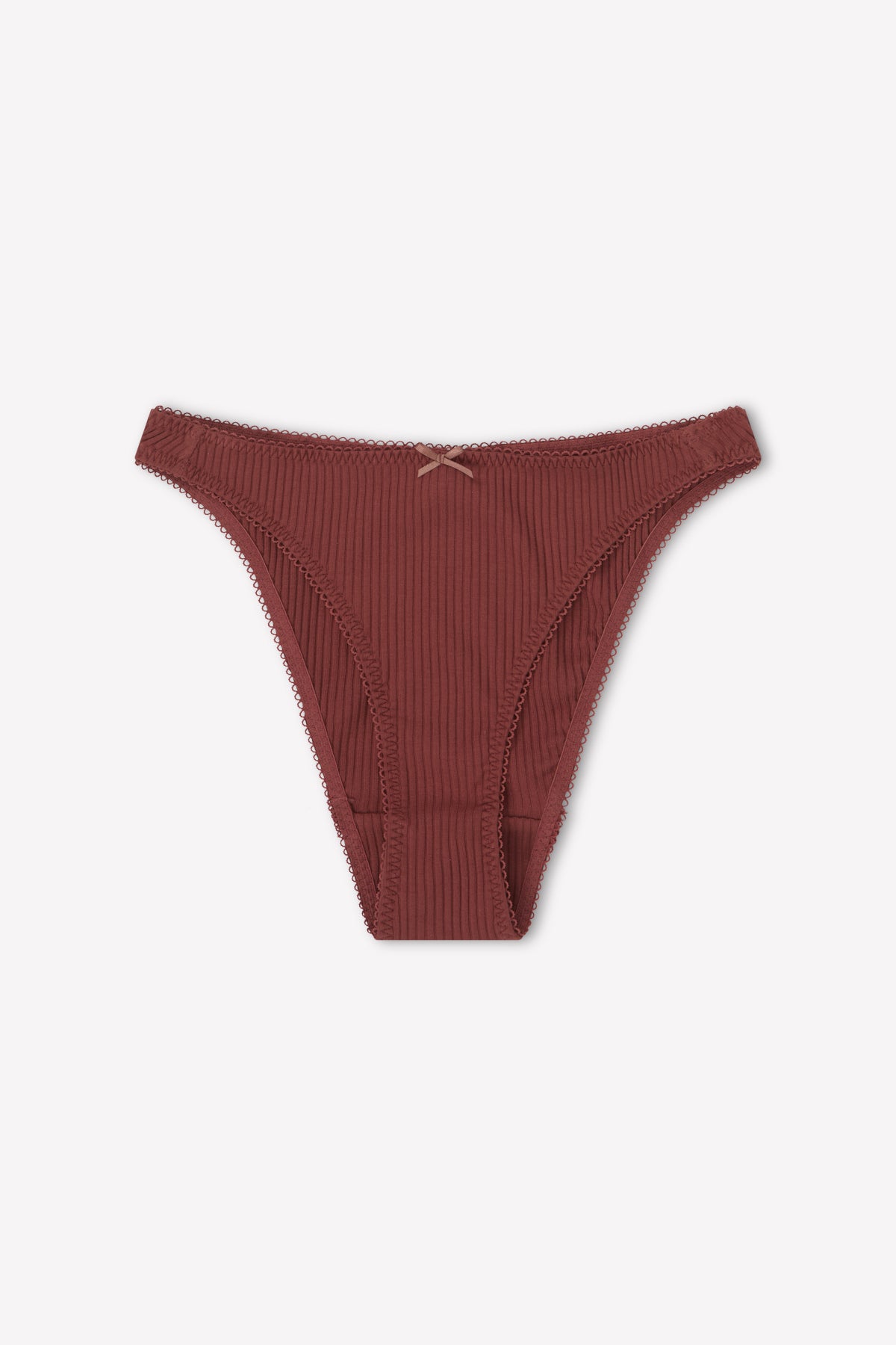 The Lera Brief in Clay by Juem on a white background.