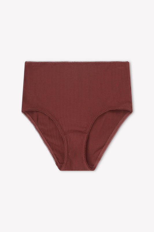 The Lou Brief in Clay by Juem on a white background.