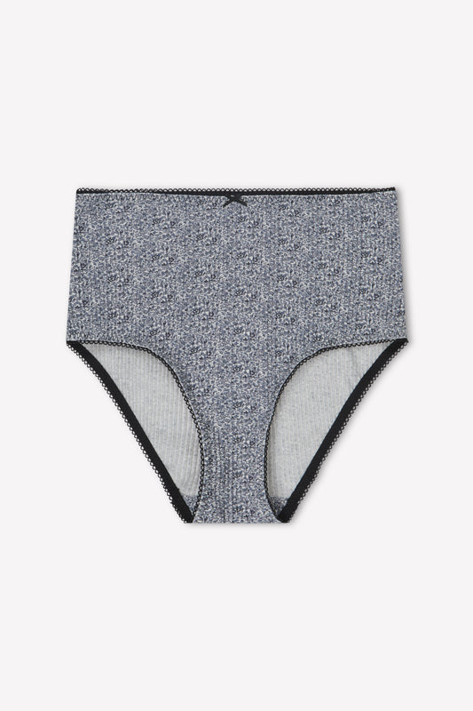 The Lou Brief in Midnight Floral by Juem on a white background.