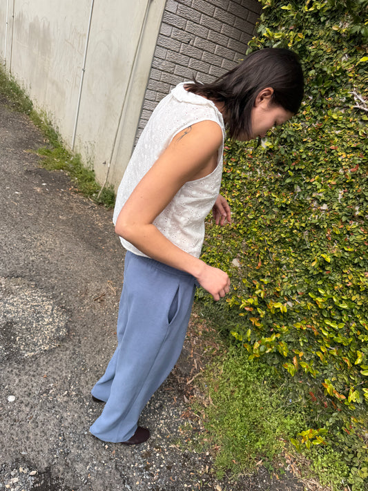 Vera Track Pant - Sea Blue
