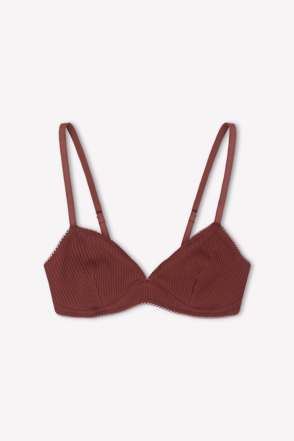 The Sophia Soft Tri in Clay by Juem on a white background.