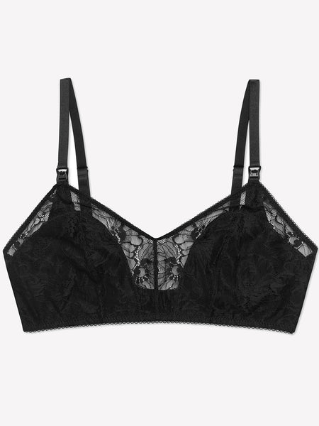 Luca Maternity Bra - Black | juem