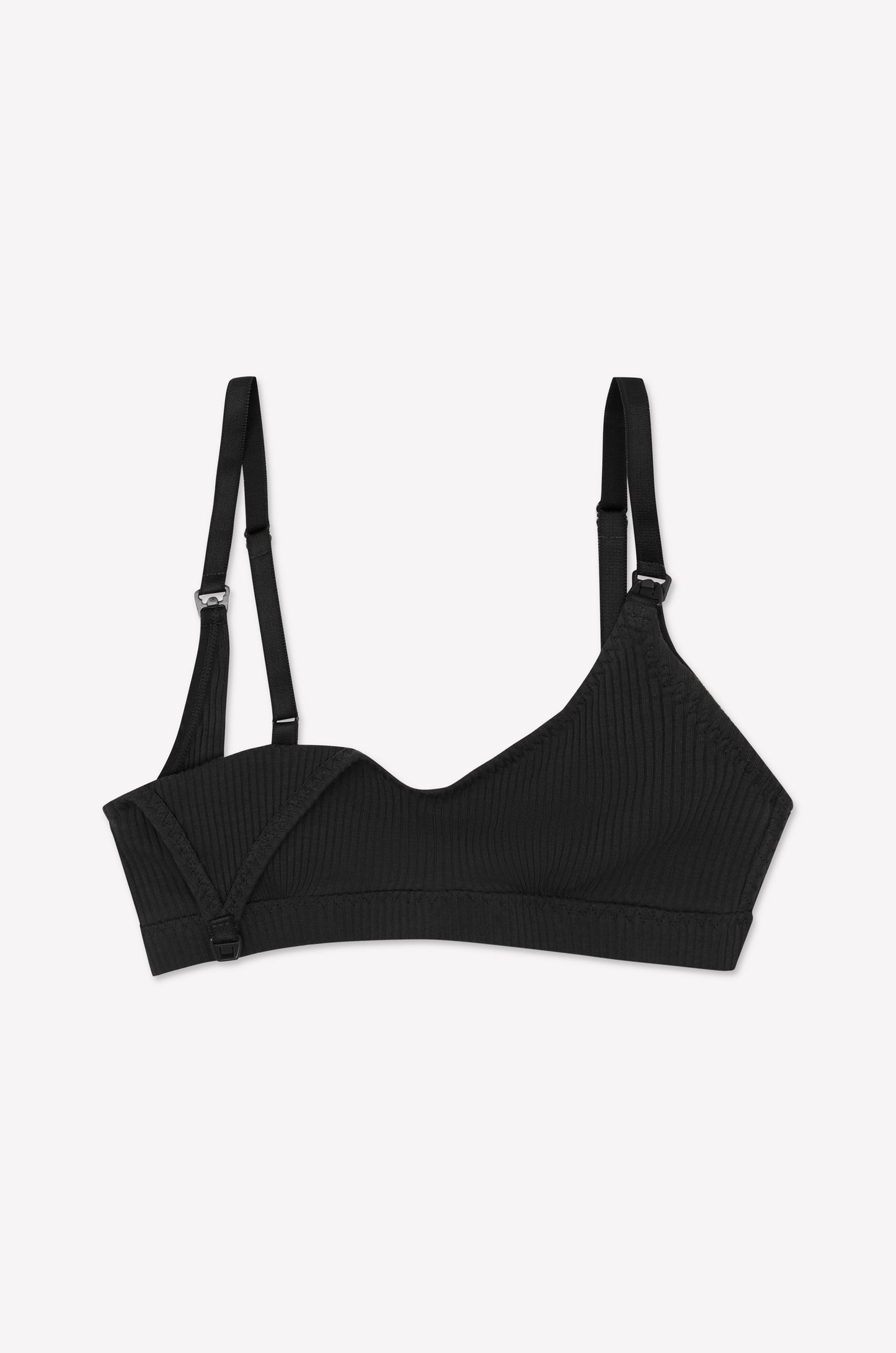 Jane Maternity Crop - Black