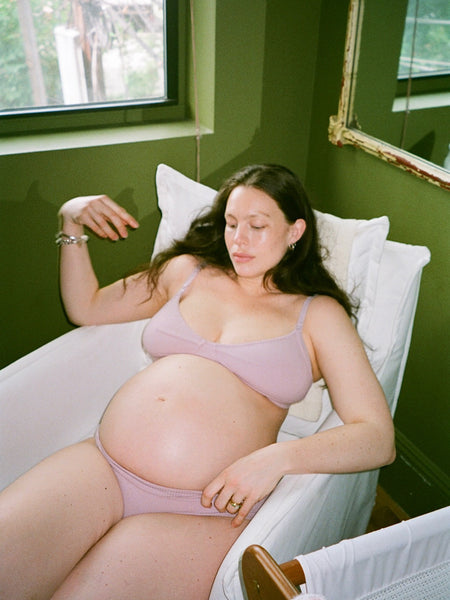 Paloma Maternity Bra - Lilac | juem