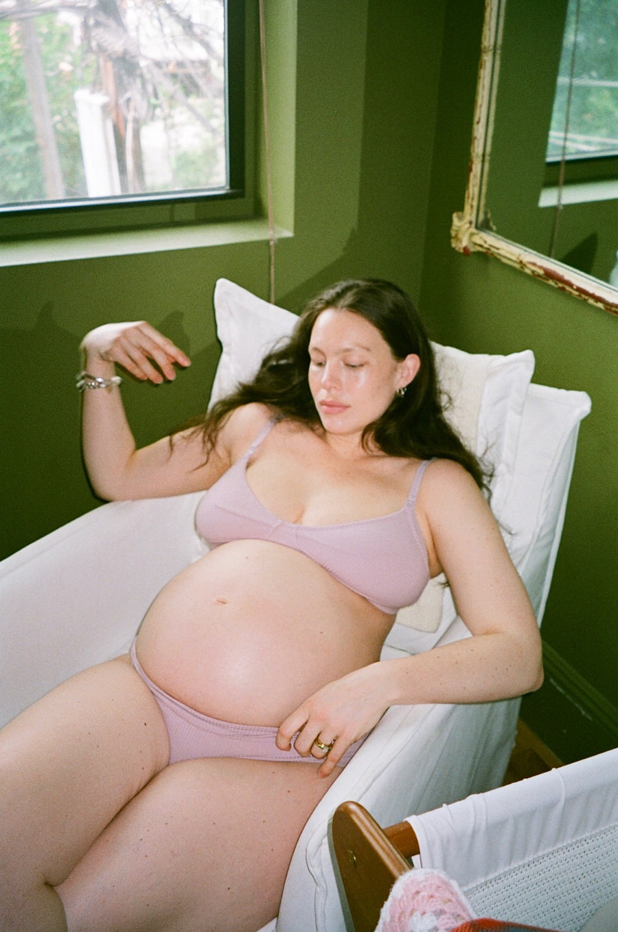 Paloma Maternity Bra - Lilac