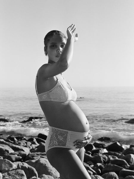 Luca Maternity Bra - Violet | juem