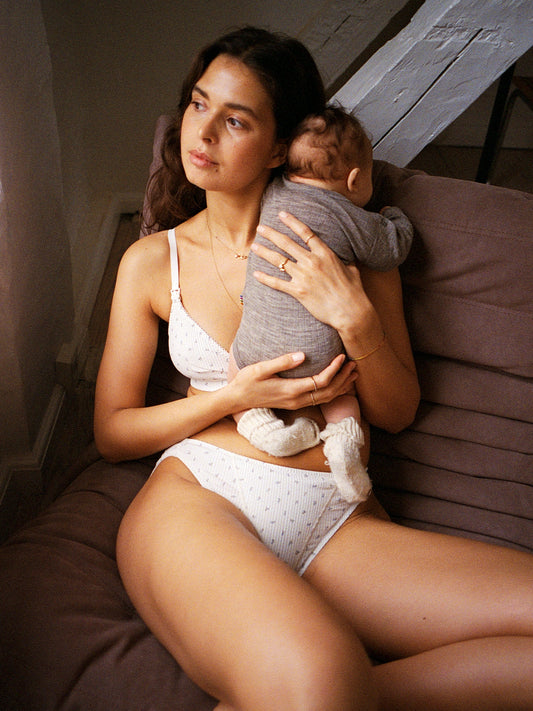 Paloma Maternity Bra - Flowers Print