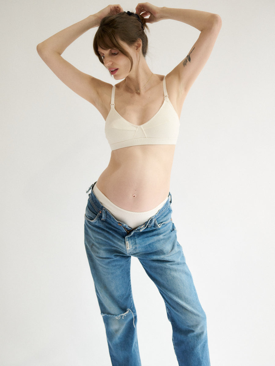 Paloma Maternity Bra - Pumice